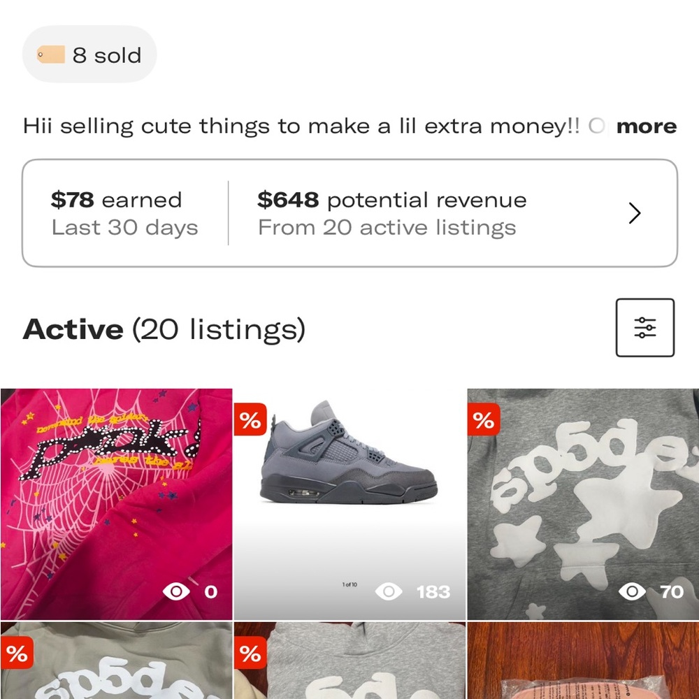 selling on depop!! Get w me @ zaryahk29!!